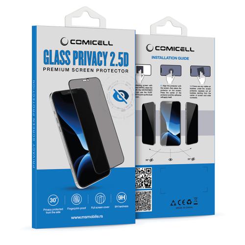 Folija za zastitu ekrana GLASS PRIVACY 2 5D full glue za Huawei Honor X6a crna preview