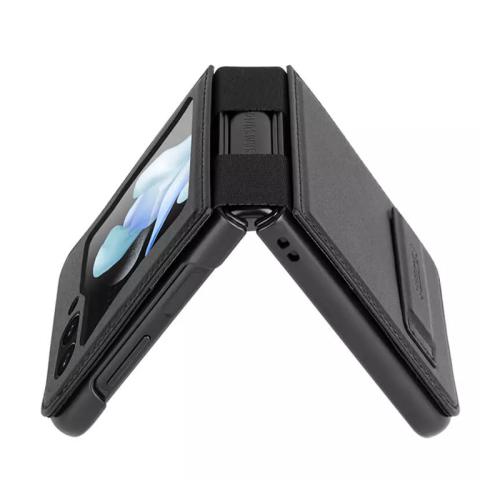 Futrola Nillkin Qin za Samsung F731B Galaxy Z Flip 5 5G crna preview