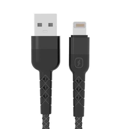 USB data kabl Moxom MX-CB126 3A lightning 1m crni preview