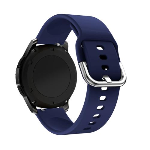 Narukvica za smart watch Silicone Solid 22mm tamno plava