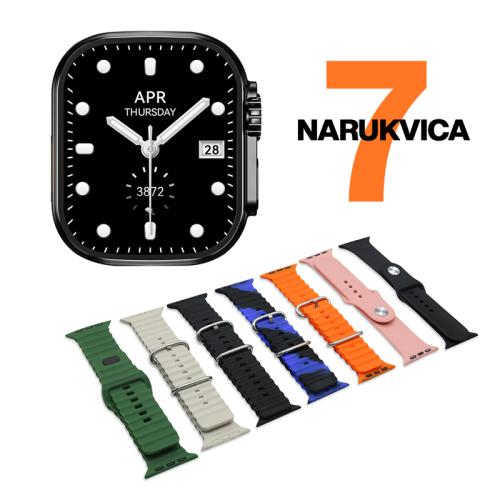 Smart watch KW11 ULTRA2 crni (silikonska narukvica) preview