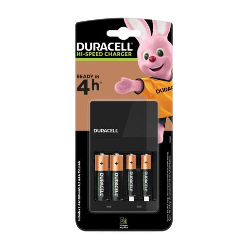 Punjac CEF14 plus punjive baterije 2xAA 1300mAh plus 2xAAA 750mAh Duracell preview