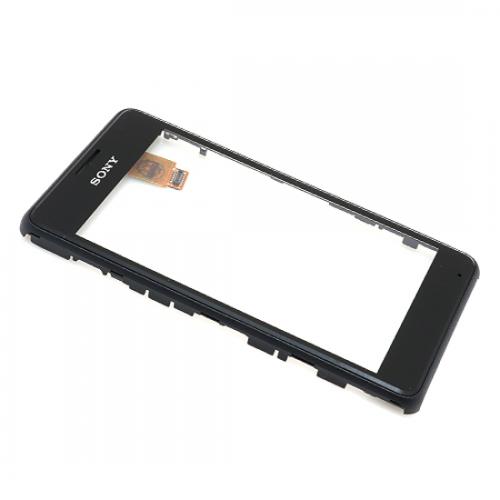 Touch screen za Sony Xperia E1 D2005 plus frame black preview