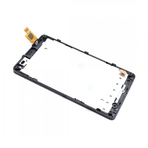 LCD za Microsoft Lumia 532 plus touchscreen plus frame black preview